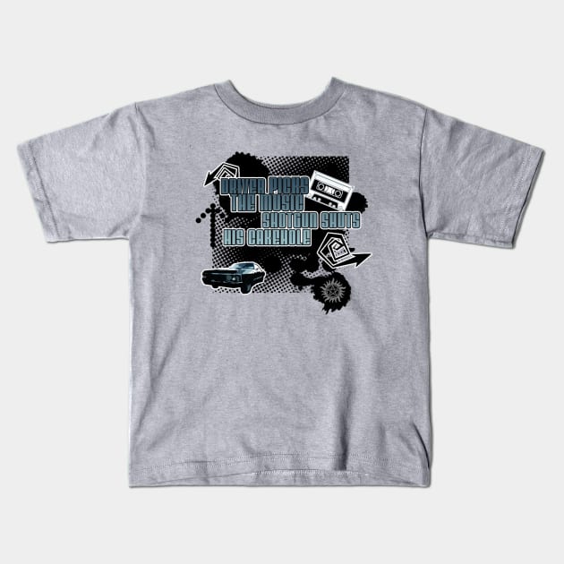 Driver Picks the Music Kids T-Shirt by GnarllyMama